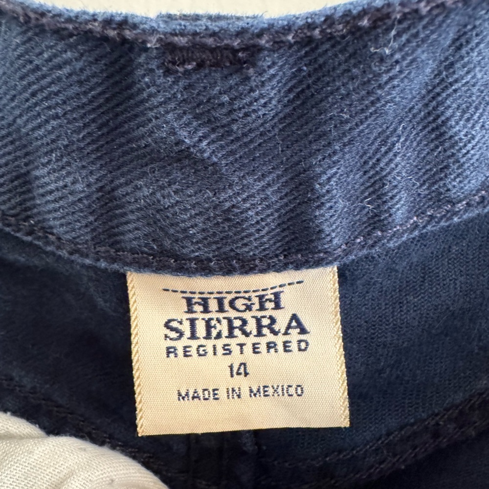 High Sierra Dark Blue Women's Jean Shorts - Picture 2 of 3